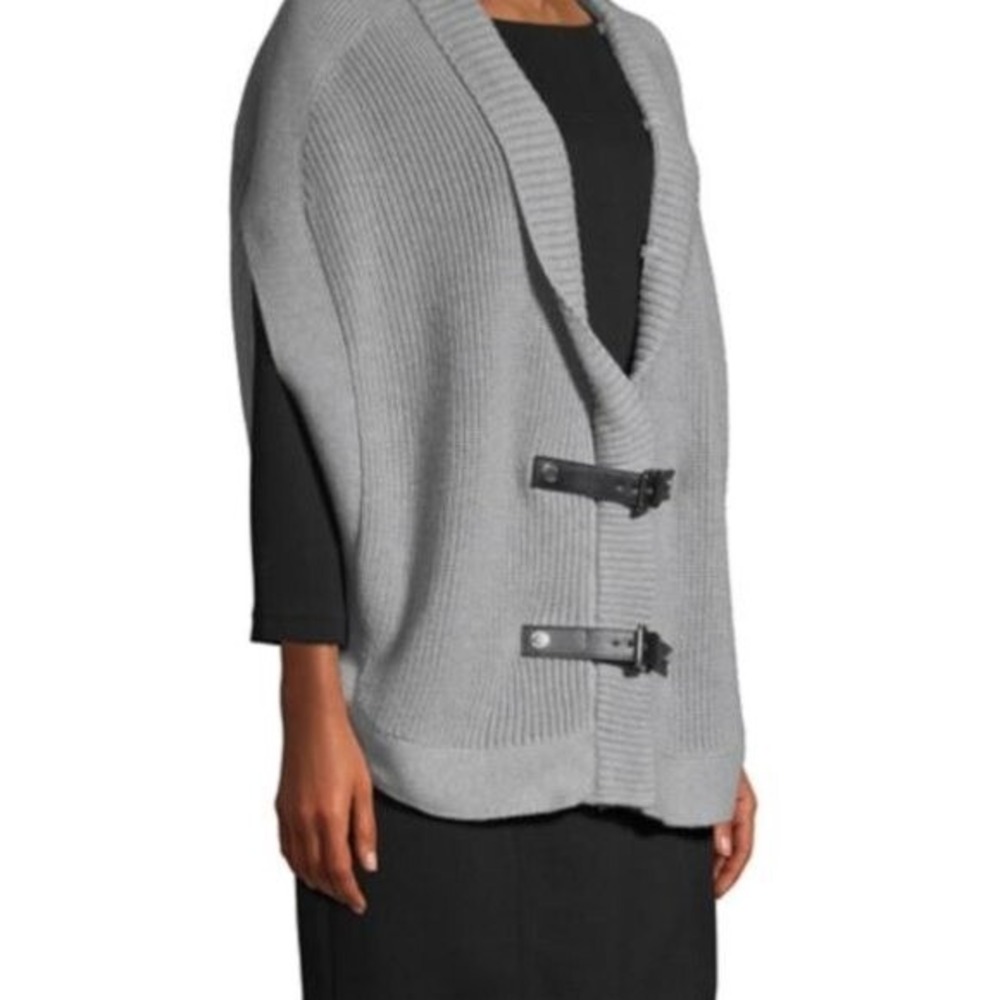 MICHAEL Michael Kors‎ Faux-Fur Trimmed Sweater - Picture 2 of 3